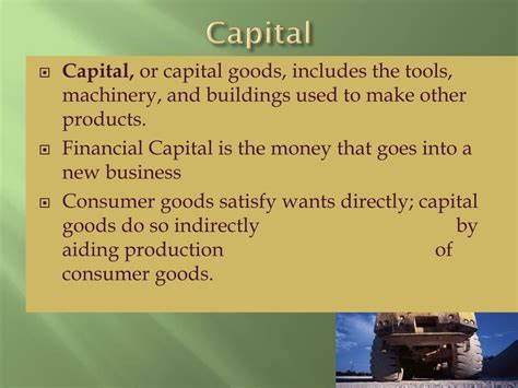 define capital in economics