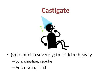define castigate