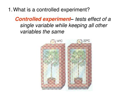 Define Controlled Environment In Science