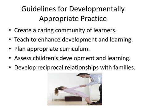 define development appropriate practices