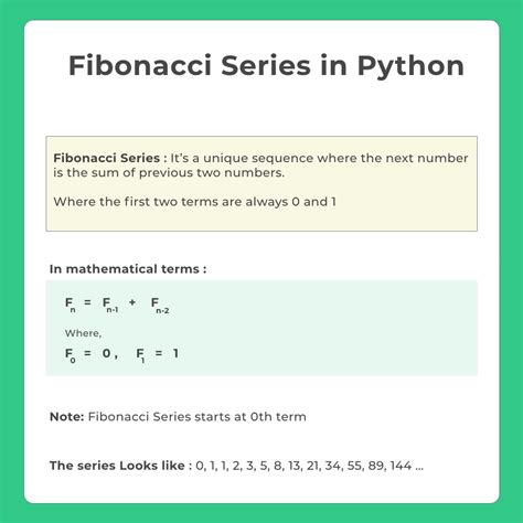 define fibonacci series in python