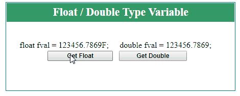 Define Float Variable In C#
