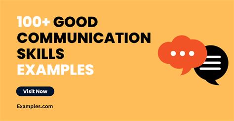 define good communication skills with examples