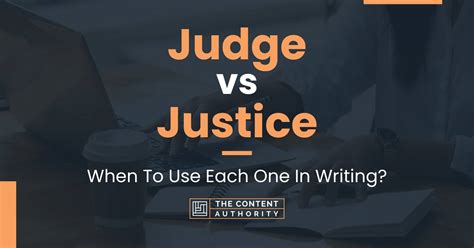 Define Judge Vs Justice