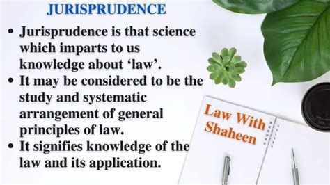 define jurisprudence in law