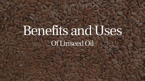 Define Linseed Oil
