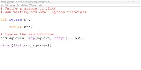 define map function in python