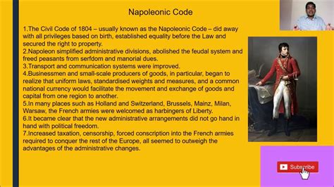 define napoleonic code class 10