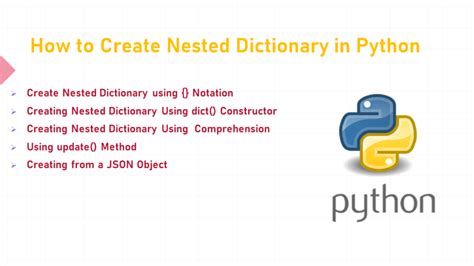 define nested dictionary python