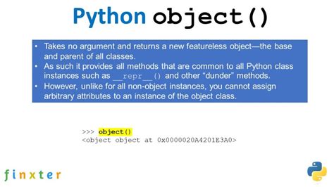 define object in python