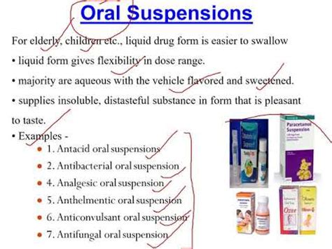 define oral suspension