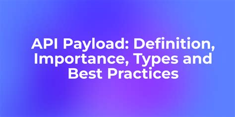define payload in api