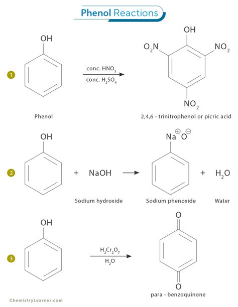 Define Phenol Reaction With Example