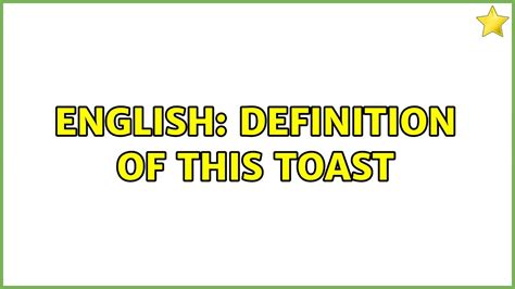 Define Playing Toast