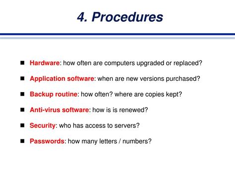 define procedures in computer