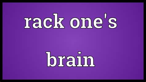 Define Rack Brains