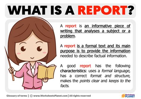 define report in computer class 10