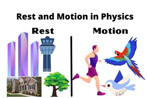 define rest and motion with examples