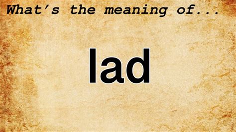 Define Rum Lad