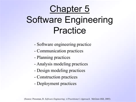 define software engineering practices