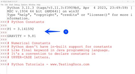 Define String Constant In Python