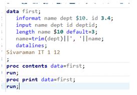 Define String Length Sas