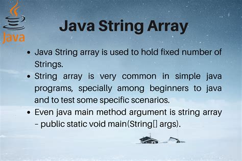 Define String Of Array In Java
