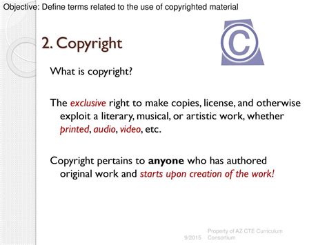 Define The Copyright Laws