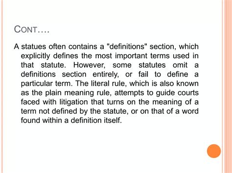 Define The Term Statute