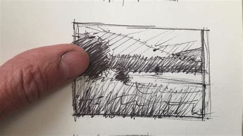 define thumbnail sketch in art