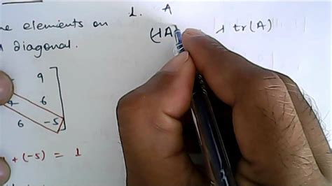 define trace in mathematics