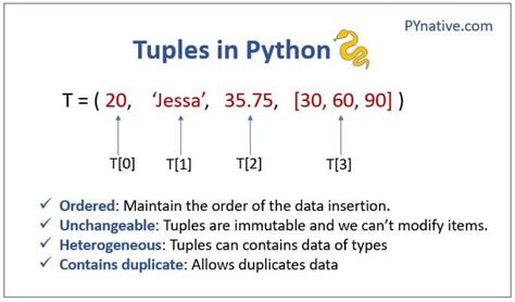 define tuple in python with example