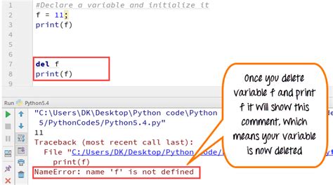 define variable in python pdf