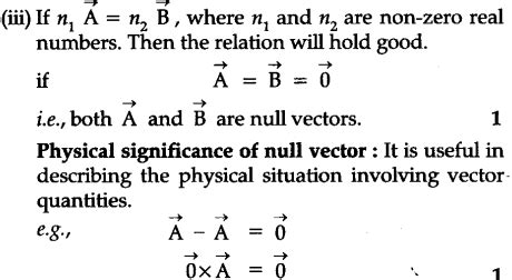 define zero vector in physics class 11
