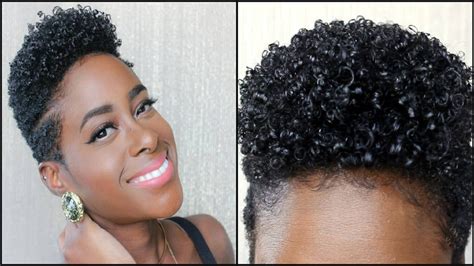 Perfect Defined Curls On 4C Natural Hair For Short Hair