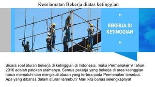 definisi bekerja di ketinggian