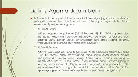 definisi islam menurut para ulama