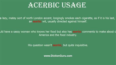 definition ascerbic