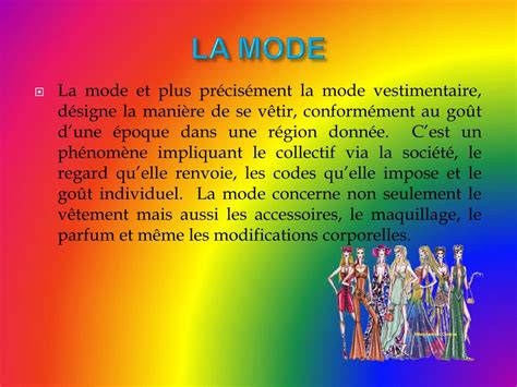 definition de la mode