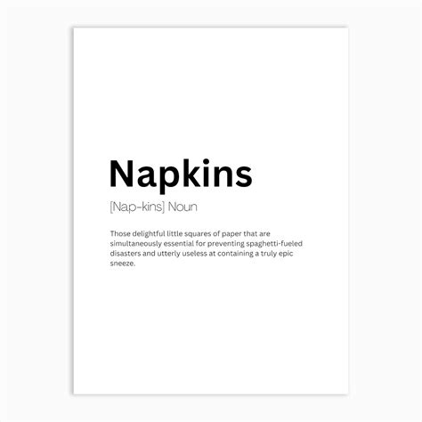 Definition For Napkins