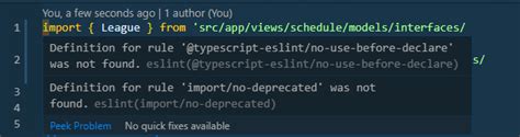 Definition For Rule '@Typescript-Eslint/Space-Before-Blocks' Was Not Found