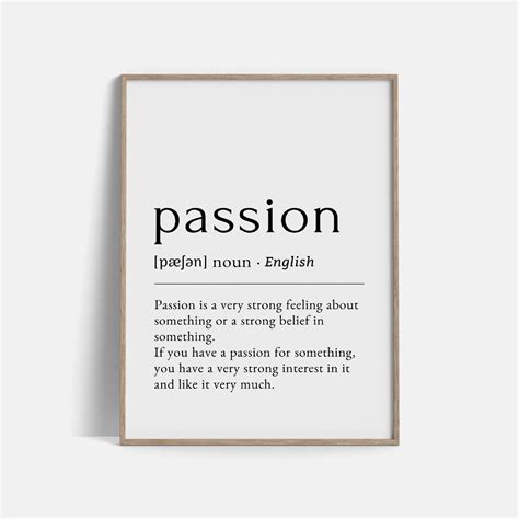 definition of a passion