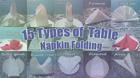 Definition Of A Table Napkin