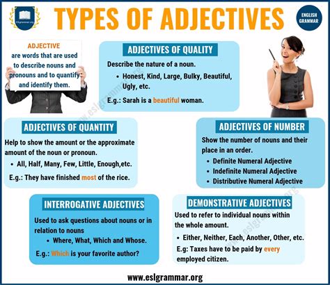 definition of adjective with example for class 4