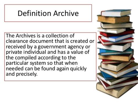 definition of an archive