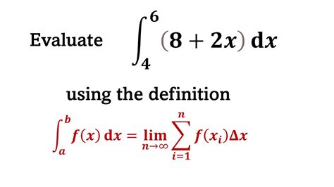 definition of an integral