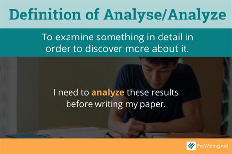 definition of analyze in english