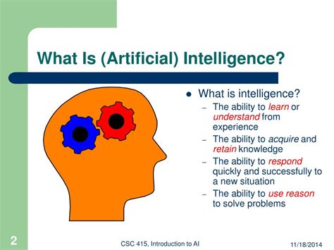 definition of artificial intelligence class 10