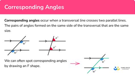 definition of corresponding angles in maths class 9