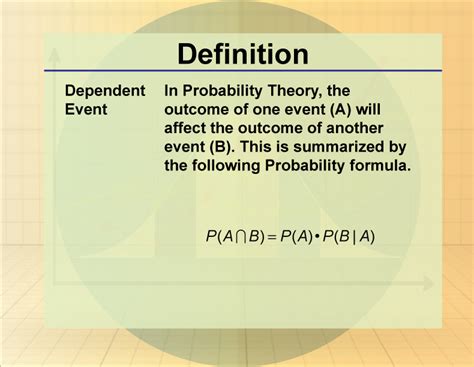 definition of dependent event in probability
